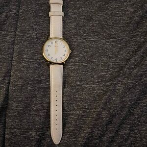 Gold and Cream Watch